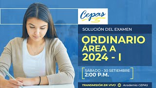 ✅Solución EN VIVO del examen UNT  modalidad ORDINARIO Área A [upl. by Coffin]