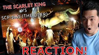 The Scarlet King vs SCP 2845 The Deer Reaction  Marine Veteran Reacts [upl. by Hgielime]