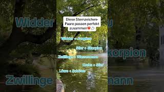 Diese SternzeichenPaare passen perfekt zusammen❤️‍🔥💍 sternzeichen horoskop astrologie fy [upl. by Zap504]