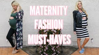 MATERNITY STYLE ESSENTIALS  MUSTHAVES FOR PREGNANCY [upl. by Nwahsem]