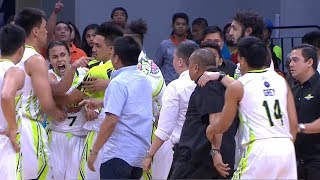 Commotion between Coach Pido and Terrence Romeo  PBA Philippine Cup 2018 [upl. by Franzen660]