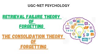 Retrieval Failure Theory of Forgetting and Thr Consolidation Theory of Forgetting ugcnet ugcnetps [upl. by Eissel]