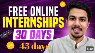 Free Online Intership in 2024 ll Engineering Internship with Certificate ll ♾️ Check it out 🤔 [upl. by Nospmoht]