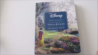 Disney Dreams Collection Thomas Kinkade Studios Coloring Book [upl. by Louella]