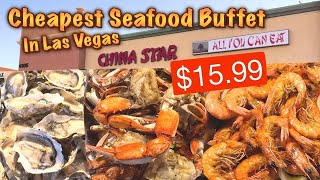 Cheapest Seafood Buffet in Las Vegas l China Star [upl. by Raimes]