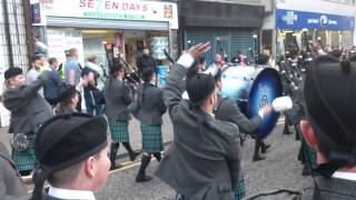 Cowal Games 2014  IDPB Playing down the street  5 [upl. by Burg335]