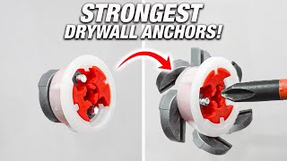 Worlds STRONGEST Drywall Anchors EVER MADE Lets Test it How To DIY [upl. by Francoise509]