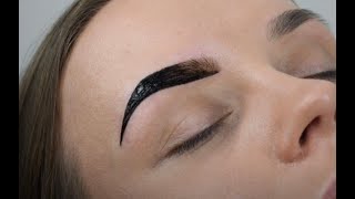 Tutorial Ombre Effect Henna Brows with Dyotics [upl. by Ennasil522]