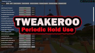 Tweakeroo Periodic Hold Use  Eating whilst AFK with hand restock Minecraft Mod [upl. by Outhe158]