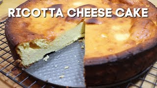 Ricotta Cheese Cake Recipe  MOLCS Easy Recipes [upl. by Lorollas]