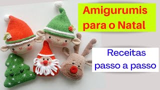 Amigurumi para o natal  amigurumi natalino [upl. by Adnot]