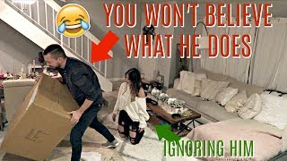 IGNORING MY HUSBAND PRANK YOU WONT BELIEVE WHAT HE DOES PLAYS LA CHONA [upl. by Kcin]