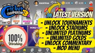 WCC3 World Cricket Championship Mod Apk V22 100 Working Latest Version [upl. by Izy477]