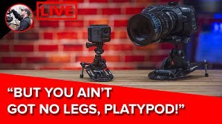 🔴 The Portable Tripod Without Legs Live Look at the Platypod Ultra and Platypod Max [upl. by Keyser826]