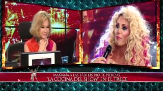 Showmatch 2014  La fuerte pelea de Vicky Xipolitakis y Soledad Silveyra [upl. by Burtie]