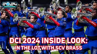 IN THE LOT Santa Clara Vanguard 2024 Brass DCI Finals [upl. by Leventis]