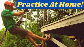 Rappelling for Beginners Build Confidence with a simple rappel [upl. by Judi]