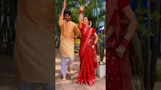 nali sadhi ❤️ aj and manini 🥰 odia serial actress 💐💝 viral dance odisha trending [upl. by Hawker]