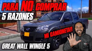 Como Jode MI camioneta Great Wall Wingle 5 [upl. by Janelle]