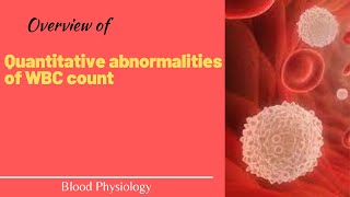 Overview of WBC count abnormalities Leukopenia Leukocytosis Leukemoid reaction and Leukemia [upl. by Dunning904]