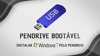 Como criar um pendrive bootável  Instalar Windows 7 pelo pendrive [upl. by Ginelle]