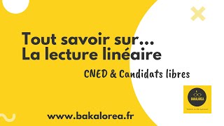 La lecture linéaire  Le guide du Bac 2021 [upl. by Knut234]