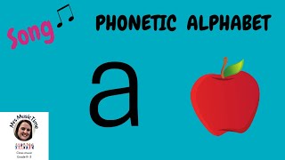 Song Sing the phonetic alphabet  Kids music phoneticalphabet [upl. by Airliah519]