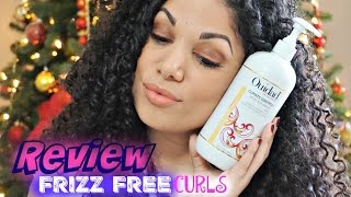 Defined Curls  Frizz Free Curly Hair  Ouidad Heat amp Humidity Gel Review [upl. by Jahncke]