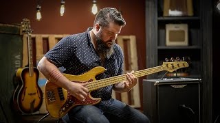 Mike Lull TC4 Bass Guitar  CME Gear Demo  Marc Najjar [upl. by Llenwahs]