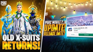 29 Update Release Date  3 Old X Suit Returns Best Update Ever  PUBGM [upl. by Sukul]