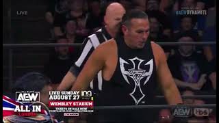 Young bucks vs the hardy boyz AEW dynamite 892023 Part 12 [upl. by Lorant]