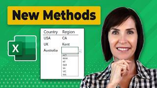 NEW Excel DropDown Lists That Adapt to Your Data [upl. by Aniretake270]