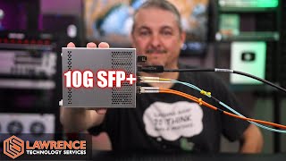 Comparing SFP 10 Gigabit Connectors LC MultiMode Fiber 10GBASET and DAC Cables [upl. by Trainer]