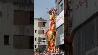 Khairatabad Ganesh Shobha Yatra processing 2024 khairatabadganesh Nimajjanam [upl. by Gaylord]