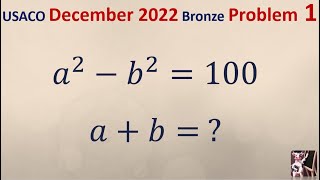 USACO December 2023 Bronze Problem 1 First Contest Course Classes Training Computing Olympiad Guide [upl. by Phyllida]