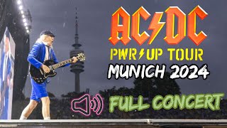 ACDC  FULL CONCERT  München 09062024 quotPOWER UPquotTour  AUDIO REMASTERED HIGH QUALITY [upl. by Ahsot565]