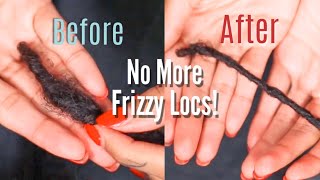 How to get rid of frizzy starter locs  Dr Locs [upl. by Ollayos]