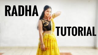 Radha TUTORIAL with Music  Easy Wedding Dance on Radha  Sangeet Dance  SOTY  Alia Bhatt [upl. by Charlton]