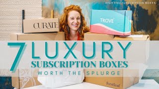 7 Luxury Subscription Boxes worth splurging on [upl. by Ennayhs]