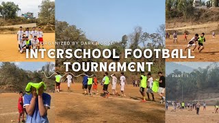 Interschool football tournament  Organized by Dark Horse  Baglung ❤ [upl. by Trilly]