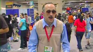 Fake Stan Lee vs Real Stan Lee Comic Con 2010 [upl. by Branden]