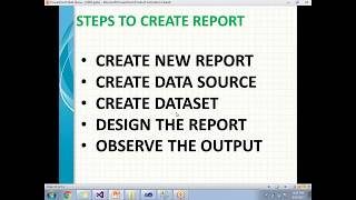 06 TABULAR REPORT IN SSRS  FIRST REPORT IN SSRS  SSRS BASIC REPORT TABLE REPORT IN SSRS [upl. by Nimocks484]