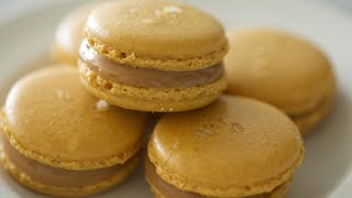 Salted Caramel Macarons  Byron Talbott [upl. by Daisi]