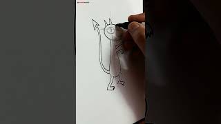 Luci  Son of Satan  disenchantment  Drawing shorts [upl. by Namolos328]