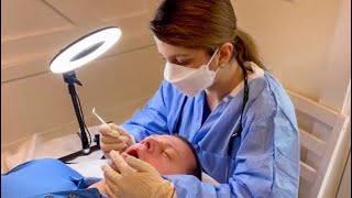 ASMR Dentist Teeth Tapping and Teeth Cleaning on a Real Person Dentist Cleans Your Teeth Roleplay [upl. by Ayikal]