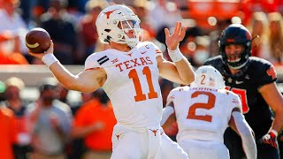 Texas vs Oklahoma State Football Highlights [upl. by Elletnohs122]