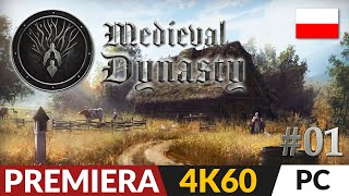 Medieval Dynasty PL 🎑 01  FULL 🏰 Pełna wersja życia w średniowieczu  Gameplay po polsku 4K [upl. by Faunie]