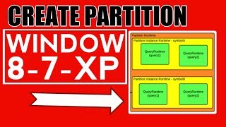 how to create partition in hard disk without formatting in windows 8  7 amp xp [upl. by Llehsyt]