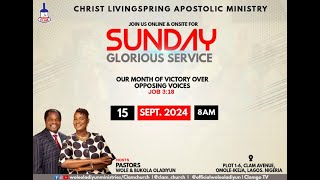 CLAM  Sunday Glorious Service  15th September 2024 [upl. by Eelyek]