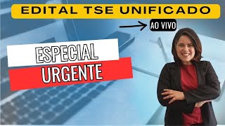 Tatiana Rodrigues  Saiu o edital do TSE Unificado  considerações muito importantes  live 218 [upl. by Adnovoj]